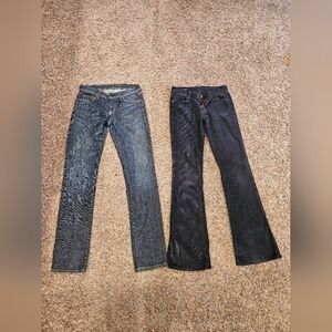 2 Pairs Women Citizen Of Humanity Pants Size 26